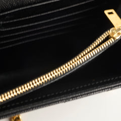 Saint Laurent Cassandra WOC Wallet on Chain Black