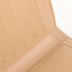 Chanel CC Trifold Wallet Caviar Dark Beige (Microchipped)