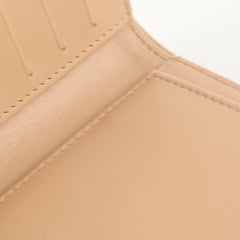 Chanel CC Trifold Wallet Caviar Dark Beige (Microchipped)