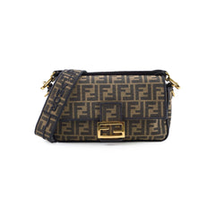 Fendi FF Medium Baguette Canvas