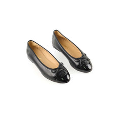 Chanel CC Ballet Flats Black - Size 39.5