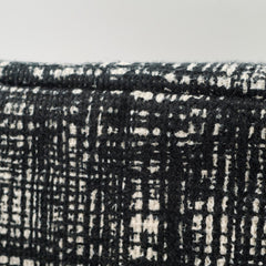 Prada Tweed Tote Black/White