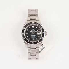Rolex Submariner Date 40mm Watch Black Dial 16610
