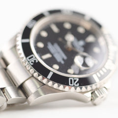 Rolex Submariner Date 40mm Watch Black Dial 16610