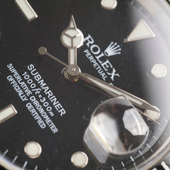 Rolex Submariner Date 40mm Watch Black Dial 16610