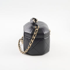 Chanel Lambskin Vendome Small Vanity Black Microchip