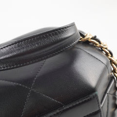 Chanel Lambskin Vendome Small Vanity Black Microchip