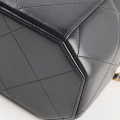 Chanel Lambskin Vendome Small Vanity Black Microchip