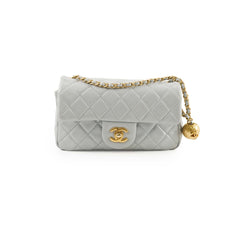 Chanel Rectangular Mini Pearl Crush Grey (Recoloured)