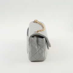 Chanel Rectangular Mini Pearl Crush Grey (Recoloured)
