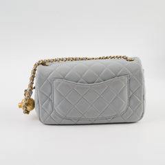 Chanel Rectangular Mini Pearl Crush Grey (Recoloured)