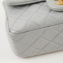 Chanel Rectangular Mini Pearl Crush Grey (Recoloured)