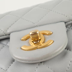 Chanel Rectangular Mini Pearl Crush Grey (Recoloured)