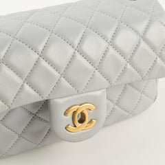 Chanel Rectangular Mini Pearl Crush Grey (Recoloured)