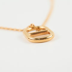 Hermes O/Maillon Necklace Rose Gold