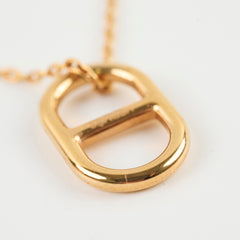 Hermes O/Maillon Necklace Rose Gold
