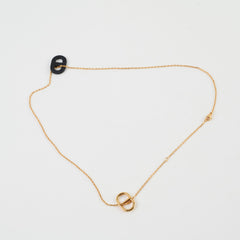 Hermes O/Maillon Necklace Rose Gold