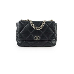 Chanel 19 Large Black Microchip