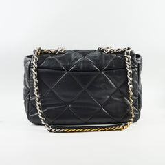Chanel 19 Large Black Microchip