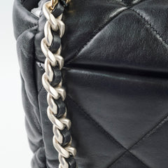 Chanel 19 Large Black Microchip