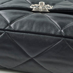 Chanel 19 Large Black Microchip