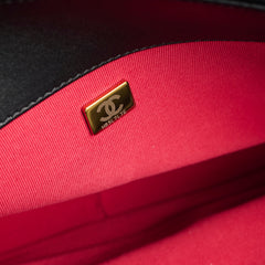 Chanel 19 Large Black Microchip