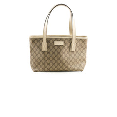 Gucci GG Canvas Small Tote Monogram White