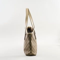 Gucci GG Canvas Small Tote Monogram White