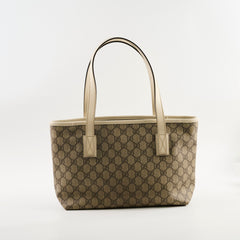 Gucci GG Canvas Small Tote Monogram White