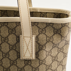 Gucci GG Canvas Small Tote Monogram White