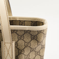 Gucci GG Canvas Small Tote Monogram White