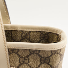 Gucci GG Canvas Small Tote Monogram White