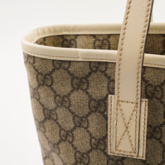 Gucci GG Canvas Small Tote Monogram White