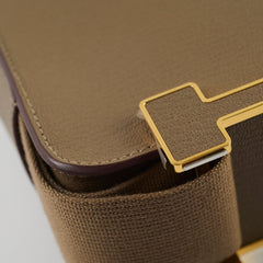 Hermes Geta Chevre Mysore Etoupe - Stamp B