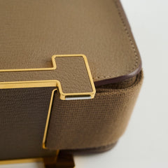 Hermes Geta Chevre Mysore Etoupe - Stamp B