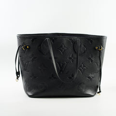 Louis Vuitton Neverfull MM Empreinte Black