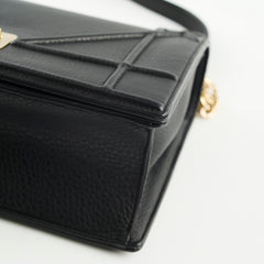 Dior Diorama Medium Flap Bag Black