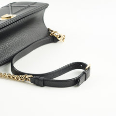 Dior Diorama Medium Flap Bag Black