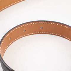 Hermes Constance 24mm Belt Reversible Black/ Gold GHW size 90