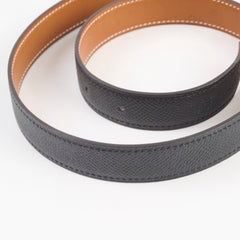 Hermes Constance 24mm Belt Reversible Black/ Gold GHW size 90