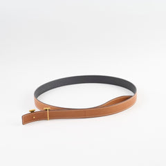 Hermes Constance 24mm Belt Reversible Black/ Gold GHW size 90