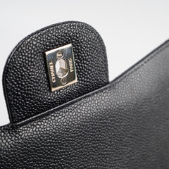 Chanel Classic Flap Jumbo Caviar Black