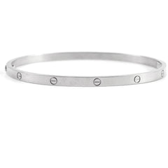 Cartier Free Love Bracelet White Gold 2024 - Size 19