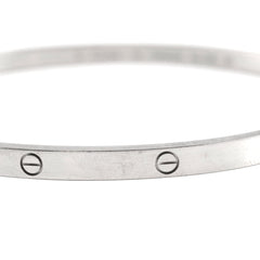 Cartier Free Love Bracelet White Gold 2024 - Size 19