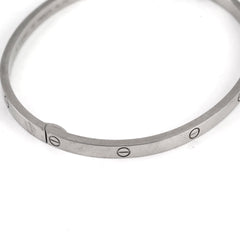Cartier Free Love Bracelet White Gold 2024 - Size 19