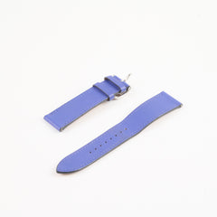 Hermes H Heure MM Mother Of Pearl Watch with 2 straps Etoupe and Blue Electric