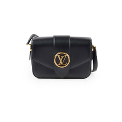 Louis Vuitton Pont 9 Cross Body Bag Black