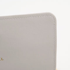 Chanel Mini Gem Wallet On Chain Grey Lambskin