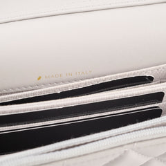 Chanel Mini Gem Wallet On Chain Grey Lambskin