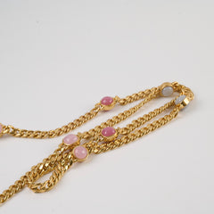 Chanel Mini Gem Wallet On Chain Grey Lambskin